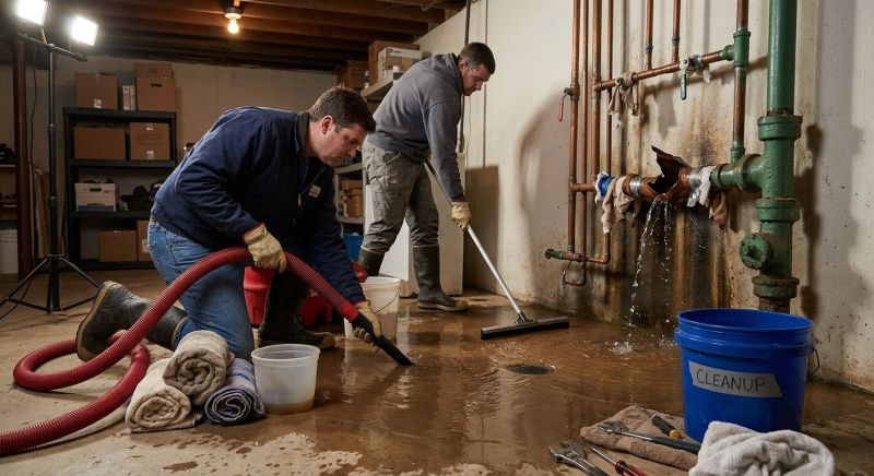 Burst Pipe Cleanup in Gilbert, AZ
