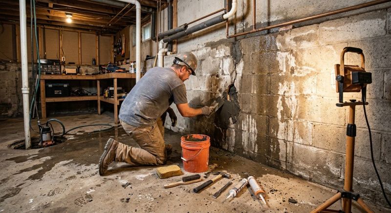 Basement Foundation Sealing in Fredericksburg, VA