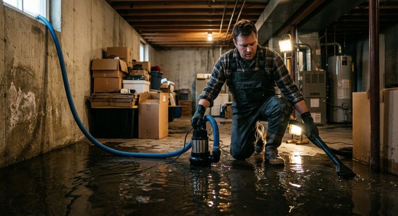 Basement Water Cleanup in Gilbert, AZ