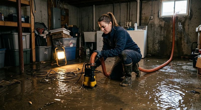 Basement Water Cleanup in Chandler, AZ