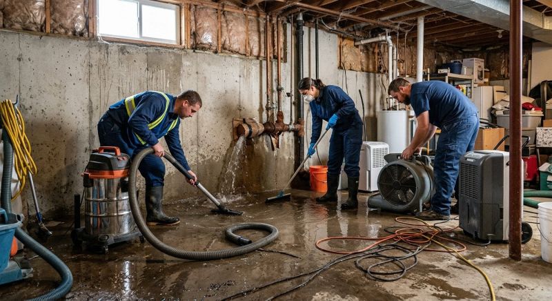 Basement Water Cleanup in Mesa, AZ