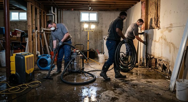 Basement Water Extraction in Gilbert, AZ