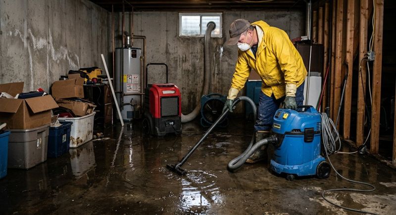 Basement Water Extraction in Gilbert, AZ