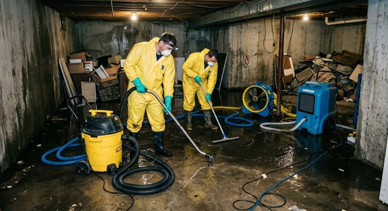 Basement Water Extraction in Mesa, AZ