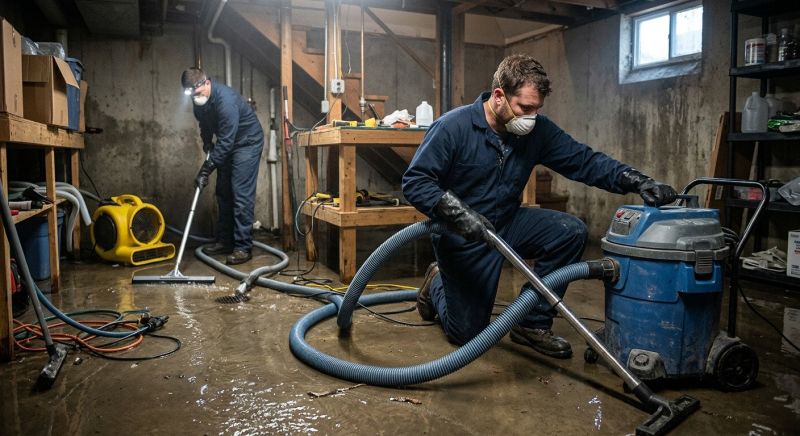 Basement Water Removal in Gilbert, AZ