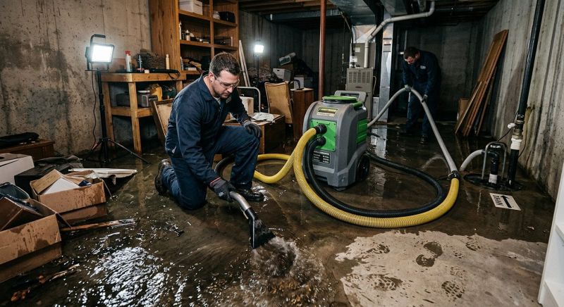 Basement Water Removal in Gilbert, AZ