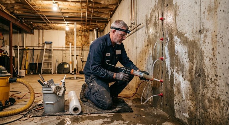 Basement Waterproofing in Fredericksburg, VA