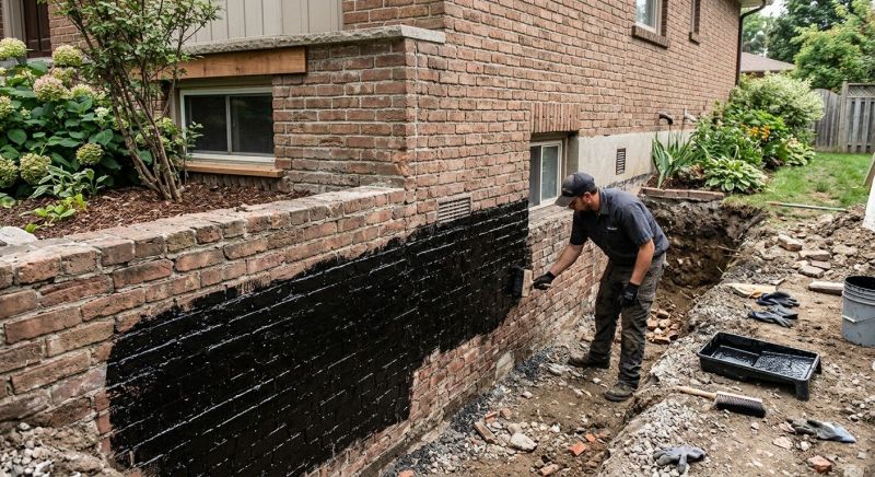 Brick Foundation Sealing in Fredericksburg, VA
