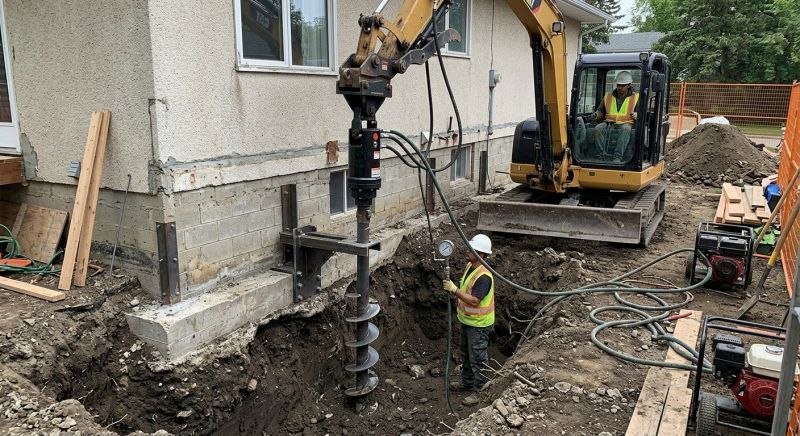 Helical Piers Installation in Tampa, FL