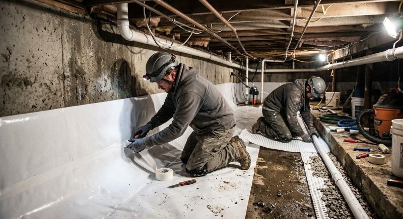 Residential Waterproofing in Fredericksburg, VA