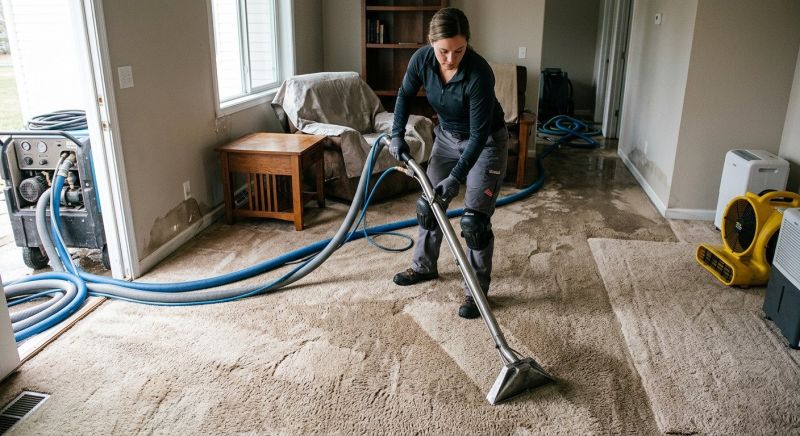 Wet Carpet Restoration in Mesa, AZ